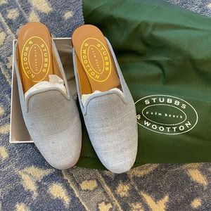 Stubbs & Wootton Insecuress Chambray Mule Size 6